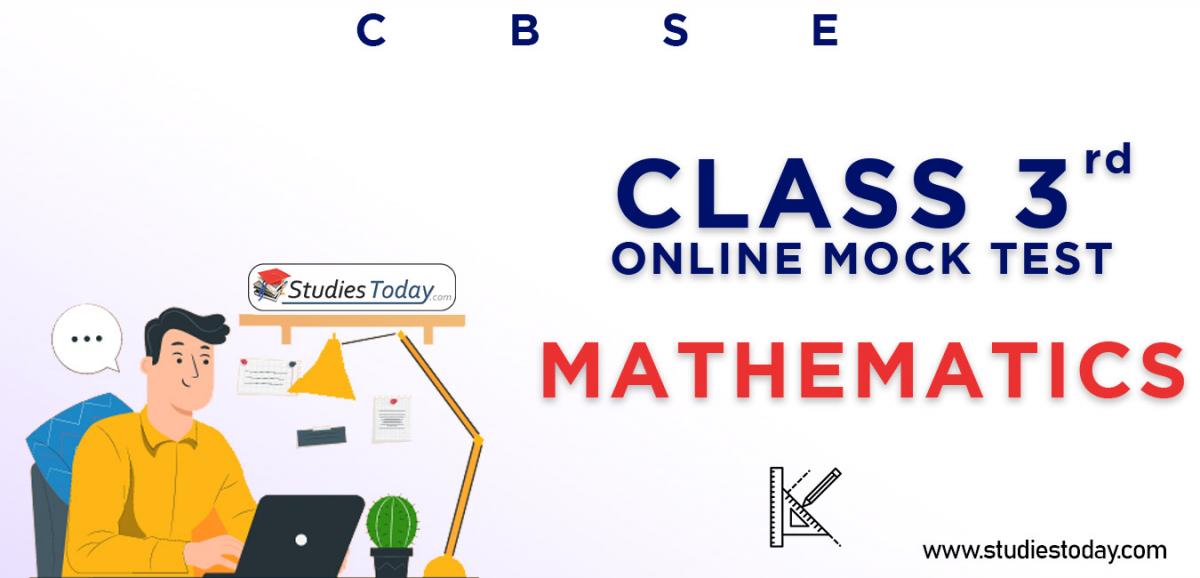 Class 3 Mathematics MCQ Online Test